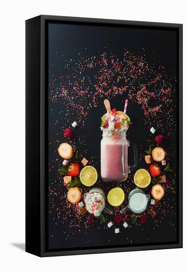 Milkshake Vignette-Dina Belenko-Framed Premier Image Canvas