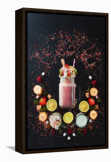 Milkshake Vignette-Dina Belenko-Framed Premier Image Canvas