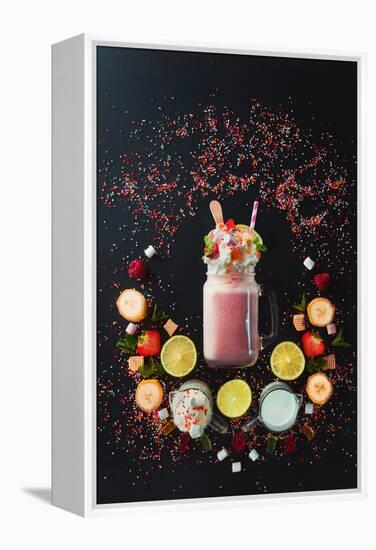 Milkshake Vignette-Dina Belenko-Framed Premier Image Canvas