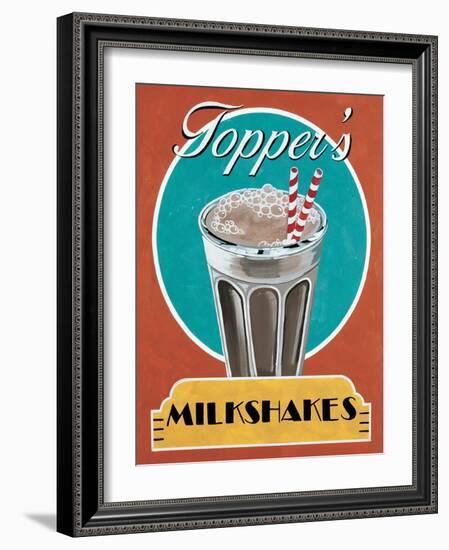 Milkshakes-Catherine Jones-Framed Art Print