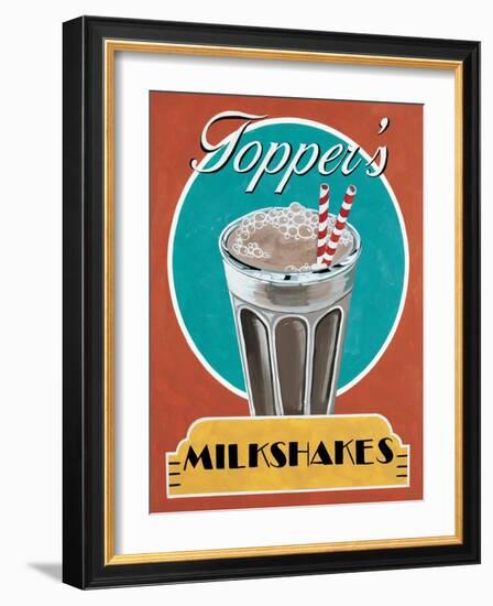 Milkshakes-Catherine Jones-Framed Art Print