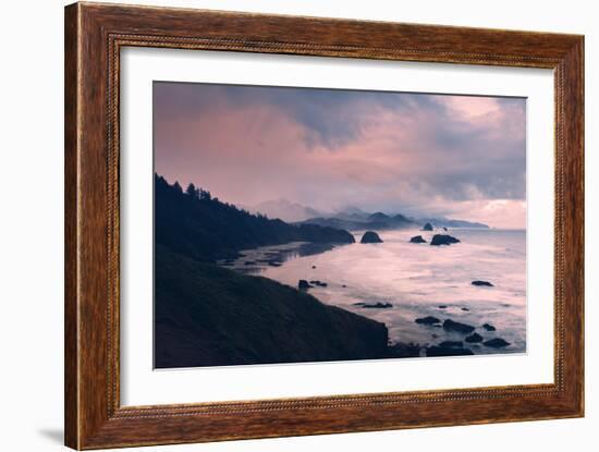 Milky and Stormy Morning at Cannon Beach, Oregon Coast-Vincent James-Framed Photographic Print