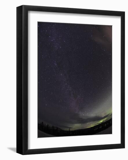 Milky Way and Aurora-Stocktrek Images-Framed Photographic Print