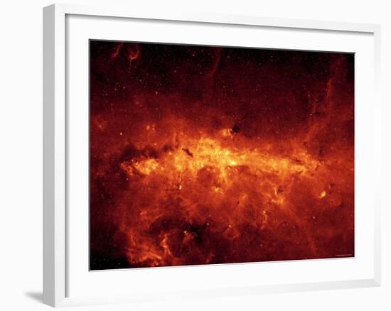 Milky Way Center Aglow with Dust-Stocktrek Images-Framed Photographic Print