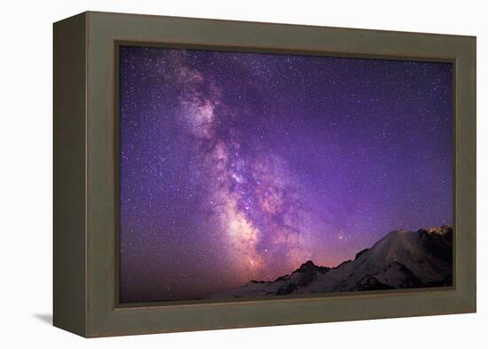 Milky Way (Constellation Sagittarius), Mt Rainier NP, Washington, USA-Gary Luhm-Framed Premier Image Canvas