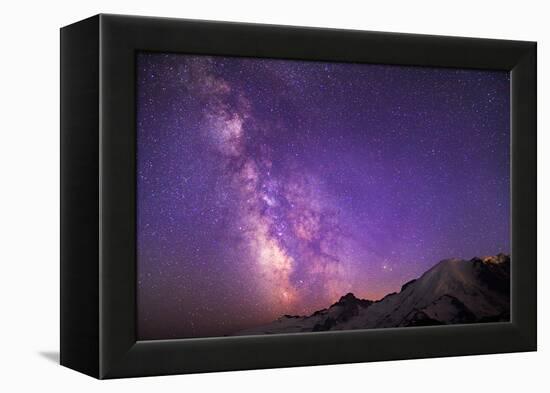 Milky Way (Constellation Sagittarius), Mt Rainier NP, Washington, USA-Gary Luhm-Framed Premier Image Canvas