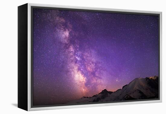 Milky Way (Constellation Sagittarius), Mt Rainier NP, Washington, USA-Gary Luhm-Framed Premier Image Canvas