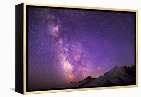 Milky Way (Constellation Sagittarius), Mt Rainier NP, Washington, USA-Gary Luhm-Framed Premier Image Canvas