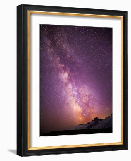 Milky Way (Constellation Sagittarius), Mt Rainier NP, Washington, USA-Gary Luhm-Framed Photographic Print