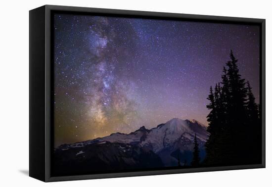 Milky Way (Constellation Sagittarius), Mt Rainier NP, Washington, USA-Gary Luhm-Framed Premier Image Canvas