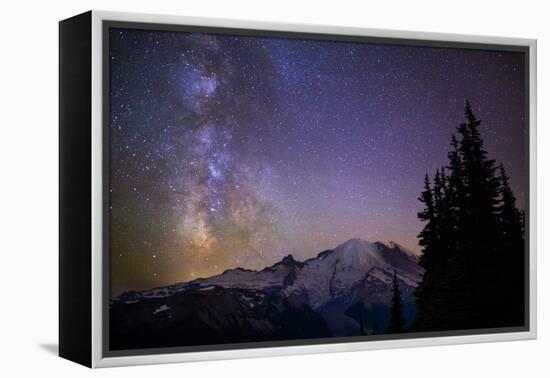 Milky Way (Constellation Sagittarius), Mt Rainier NP, Washington, USA-Gary Luhm-Framed Premier Image Canvas