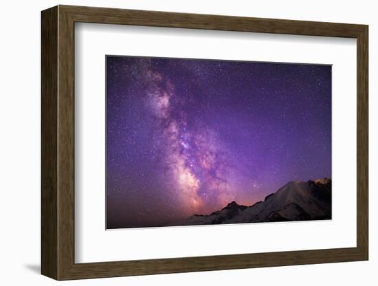 Milky Way (Constellation Sagittarius), Mt Rainier NP, Washington, USA-Gary Luhm-Framed Photographic Print