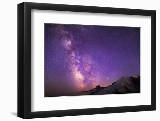 Milky Way (Constellation Sagittarius), Mt Rainier NP, Washington, USA-Gary Luhm-Framed Photographic Print