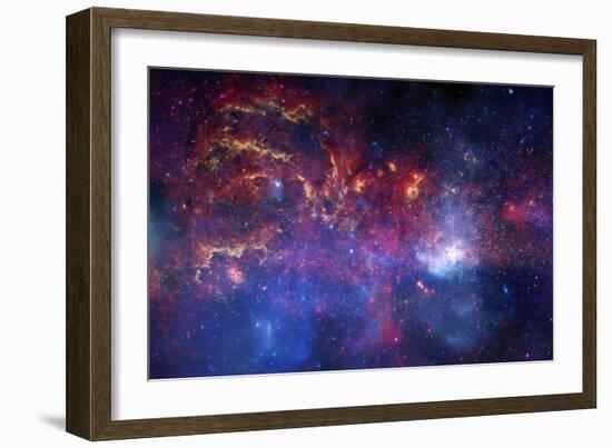 Milky Way Galactic Centre, Composite-null-Framed Photographic Print