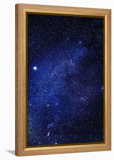 Milky Way Galaxy, Lapland, Sweden-null-Framed Premier Image Canvas