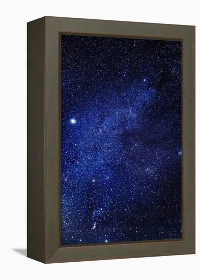 Milky Way Galaxy, Lapland, Sweden-null-Framed Premier Image Canvas