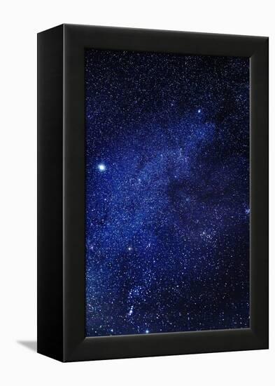 Milky Way Galaxy, Lapland, Sweden-null-Framed Premier Image Canvas