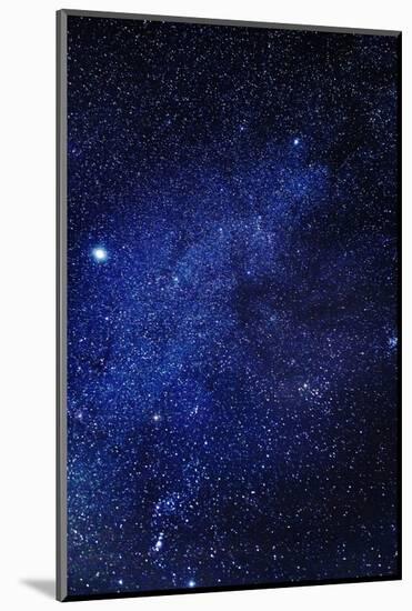 Milky Way Galaxy, Lapland, Sweden-null-Mounted Photographic Print