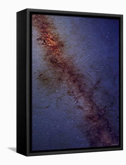 Milky Way Galaxy-Stocktrek Images-Framed Premier Image Canvas