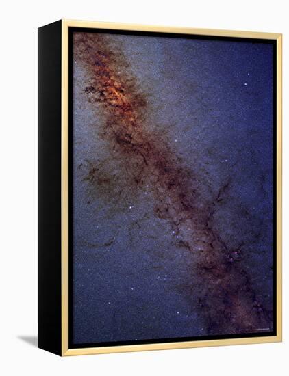 Milky Way Galaxy-Stocktrek Images-Framed Premier Image Canvas
