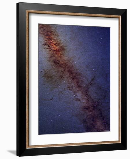 Milky Way Galaxy-Stocktrek Images-Framed Photographic Print