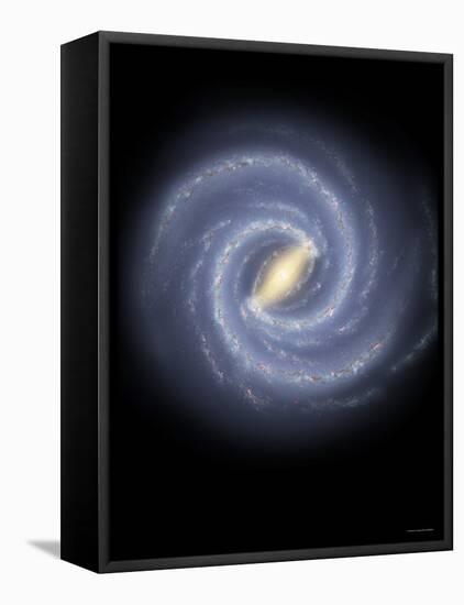 Milky Way Galaxy-Stocktrek Images-Framed Premier Image Canvas