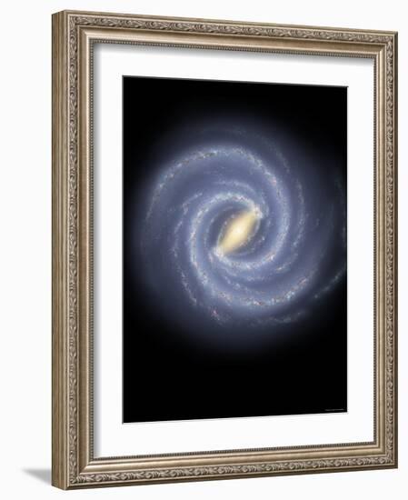 Milky Way Galaxy-Stocktrek Images-Framed Photographic Print