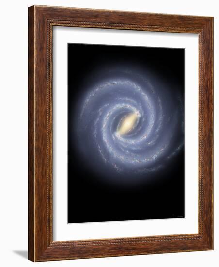 Milky Way Galaxy-Stocktrek Images-Framed Photographic Print