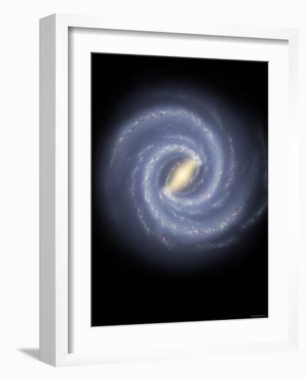 Milky Way Galaxy-Stocktrek Images-Framed Photographic Print