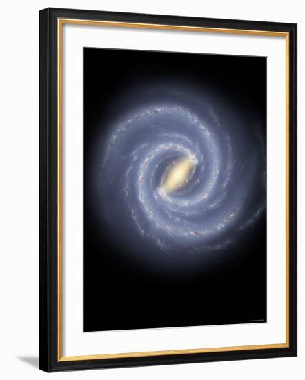 Milky Way Galaxy-Stocktrek Images-Framed Photographic Print