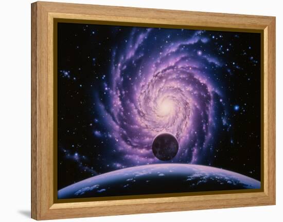 Milky Way Galaxy-Joe Tucciarone-Framed Premier Image Canvas