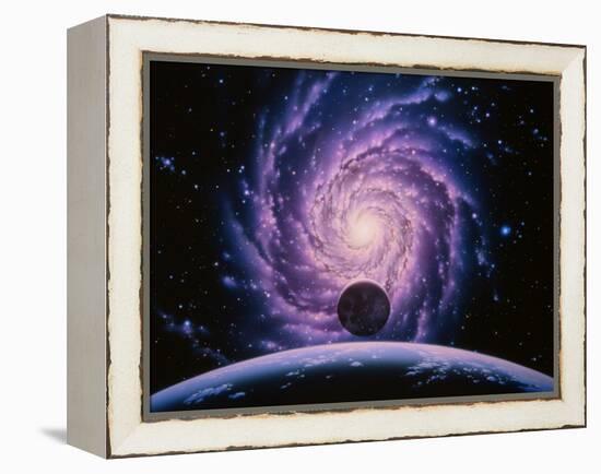 Milky Way Galaxy-Joe Tucciarone-Framed Premier Image Canvas