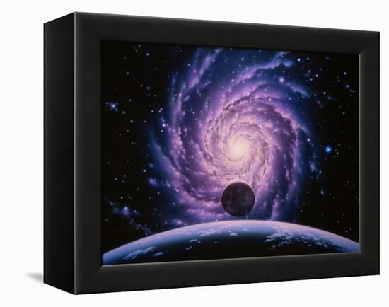 Milky Way Galaxy-Joe Tucciarone-Framed Premier Image Canvas