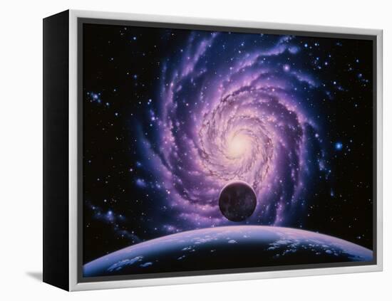Milky Way Galaxy-Joe Tucciarone-Framed Premier Image Canvas