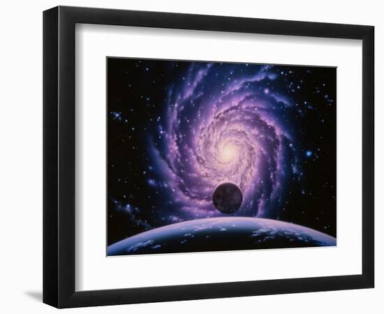 Milky Way Galaxy-Joe Tucciarone-Framed Premium Photographic Print