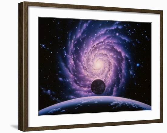 Milky Way Galaxy-Joe Tucciarone-Framed Photographic Print