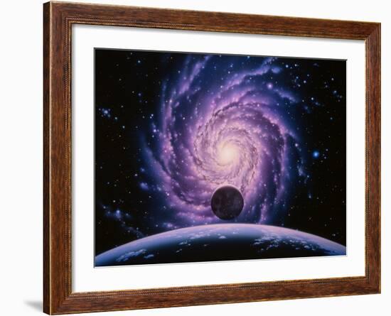 Milky Way Galaxy-Joe Tucciarone-Framed Photographic Print