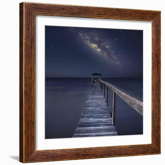 Milky Way in Florida-Moises Levy-Framed Photographic Print