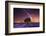 Milky Way over a lavender field in Guadalajara province, Spain, Europe-David Rocaberti-Framed Photographic Print