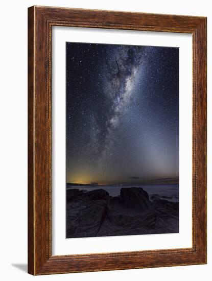 Milky Way Over Cape Otway, Australia-Alex Cherney-Framed Photographic Print