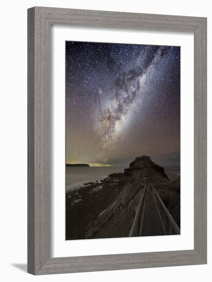 Milky Way Over Cape Schanck, Australia-Alex Cherney-Framed Photographic Print