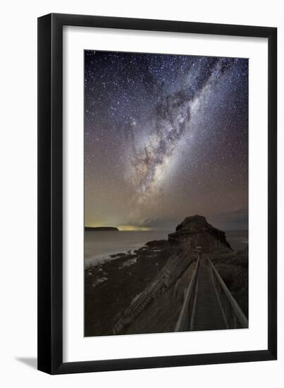 Milky Way Over Cape Schanck, Australia-Alex Cherney-Framed Photographic Print