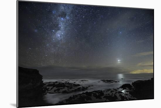 Milky Way Over Cape Schanck, Australia-Alex Cherney-Mounted Photographic Print