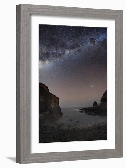 Milky Way Over Cape Schanck, Australia-Alex Cherney-Framed Photographic Print