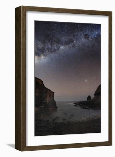 Milky Way Over Cape Schanck, Australia-Alex Cherney-Framed Photographic Print