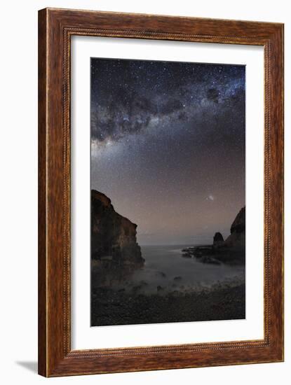 Milky Way Over Cape Schanck, Australia-Alex Cherney-Framed Photographic Print