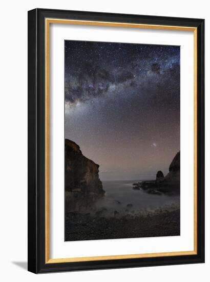 Milky Way Over Cape Schanck, Australia-Alex Cherney-Framed Photographic Print