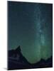 Milky Way over Glacier National Park, Montana.-Steven Gnam-Mounted Photographic Print