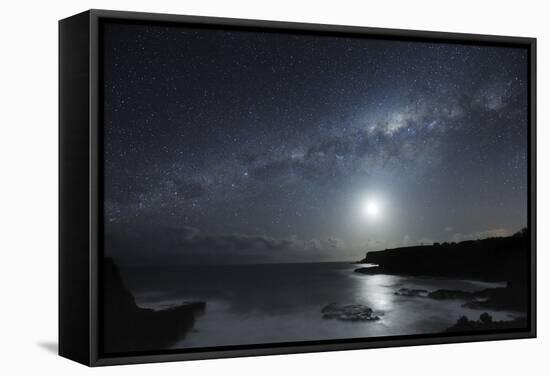 Milky Way Over Mornington Peninsula-Alex Cherney-Framed Premier Image Canvas