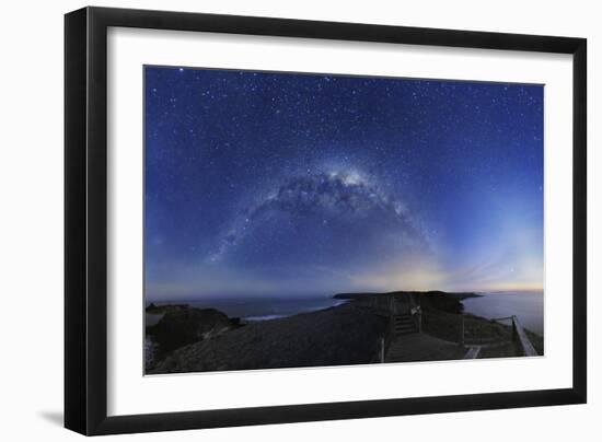 Milky Way Over Phillip Island, Australia-Alex Cherney-Framed Photographic Print